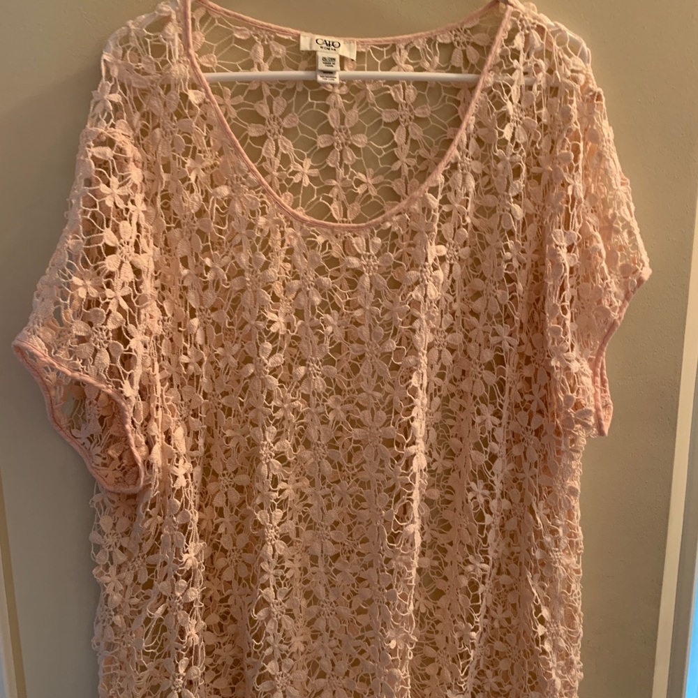 Soft floral pull over dress top! Beautiful 😍